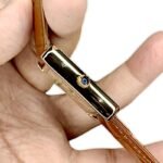 Cartier Tank Style Watch plain brown - Image 4