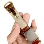 Cartier Tank Style Watch plain brown - Image 2