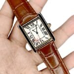 Cartier Tank Style Watch brown