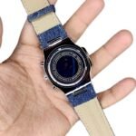 Denim Chronograph Watch - navi blue - Image 5