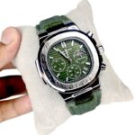 Denim Chronograph Watch - green - Image 4