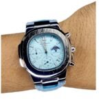 Denim Chronograph Watch - tiffeny - Image 3