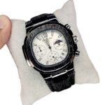 Denim Chronograph moon phase Watch Patek Philippe - Image 2