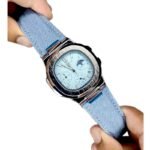 Denim Chronograph Watch - tiffeny - Image 9