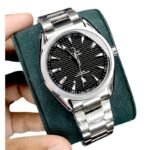 Mens Seamaster Style Watch -black stripe
