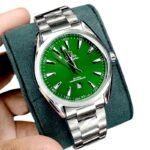 Mens Seamaster Style Watch - green