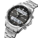 SKMEI 2049 Watch – Original Digital Stainless Steel Sports Watch for Men white - Image 2