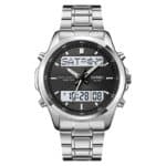 SKMEI 2049 Watch – Original Digital Stainless Steel Sports Watch for Men white