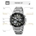SKMEI 2210 Watch – Original Analog Digital Stainless Steel Men's Sports Watch - Image 5