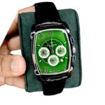 PP Chronograph Men's Watch BLACK GREEN - Image 2