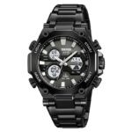 SKMEI 2210 Watch – Original Analog Digital Stainless BLACK